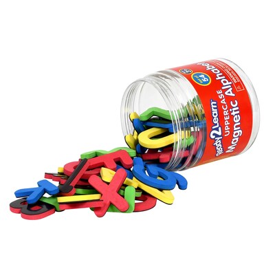 Ready2Learn Uppercase Magnetic Alphabet, Assorted Colors, 2/Bundle (CE-6907-2)