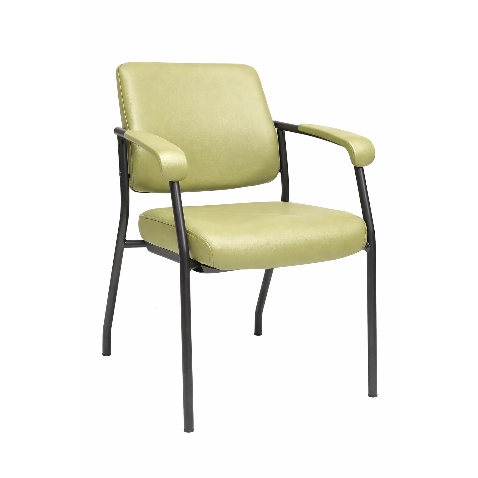 Tempur-Pedic Healthcare Vinyl Guest Chair, Green, 2/Pack (TP-HCGTMBDLGRN)