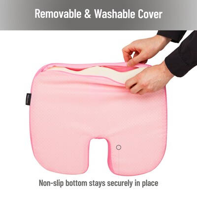 Mind Reader Memory Foam Seat Cushion, Pink (SEATMESH-PNK)