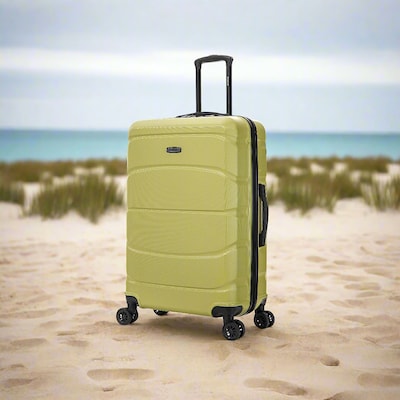 DUKAP Sense 28 Hardside Suitcase, 4-Wheeled Spinner, TSA Checkpoint Friendly, Green (DKSEN00L-GRN)