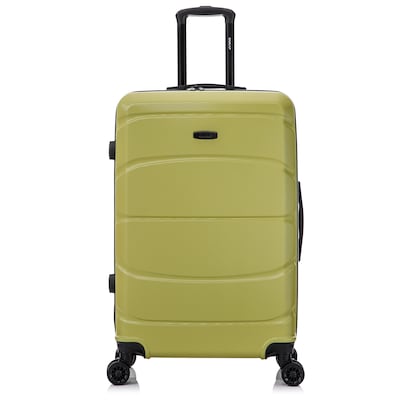 DUKAP Sense 28" Hardside Suitcase, 4-Wheeled Spinner, TSA Checkpoint Friendly, Green (DKSEN00L-GRN)