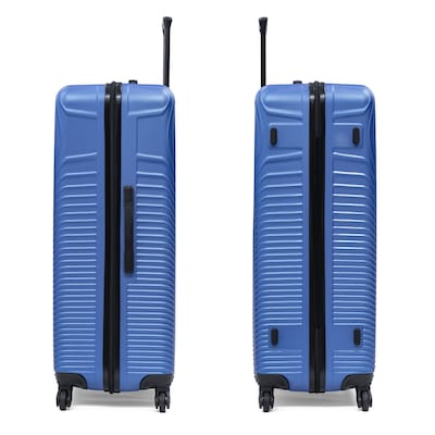 DUKAP Inception 4-Piece Hardside Spinner Carry-On Luggage Set, TSA Checkpoint Friendly, Blue (DKINCSMLXL-BLU)