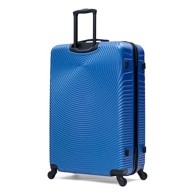 DUKAP Inception 4-Piece Hardside Spinner Carry-On Luggage Set, TSA Checkpoint Friendly, Blue (DKINCSMLXL-BLU)