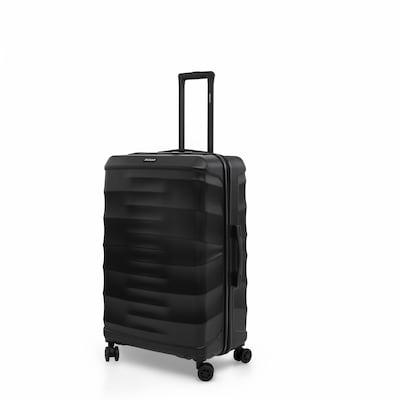 DUKAP RAV 29.52 Hardside Suitcase, 4-Wheeled Spinner, TSA Checkpoint Friendly, Black (DKRAV00L-BLK)