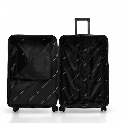 DUKAP RAV 29.52" Hardside Suitcase, 4-Wheeled Spinner, TSA Checkpoint Friendly, Black (DKRAV00L-BLK)