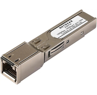 Netgear Gigabit Ethernet SFP Transceiver Module, 1000 Mbps (AGM734-10000S)