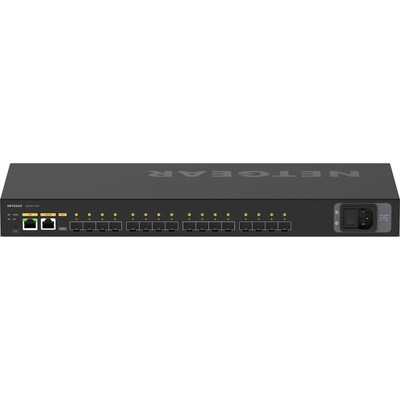 Netgear AV Line 16-Port Multi-Gigabit Ethernet Managed Switch, 10 Gbps, Black (XSM4216F-100NAS)