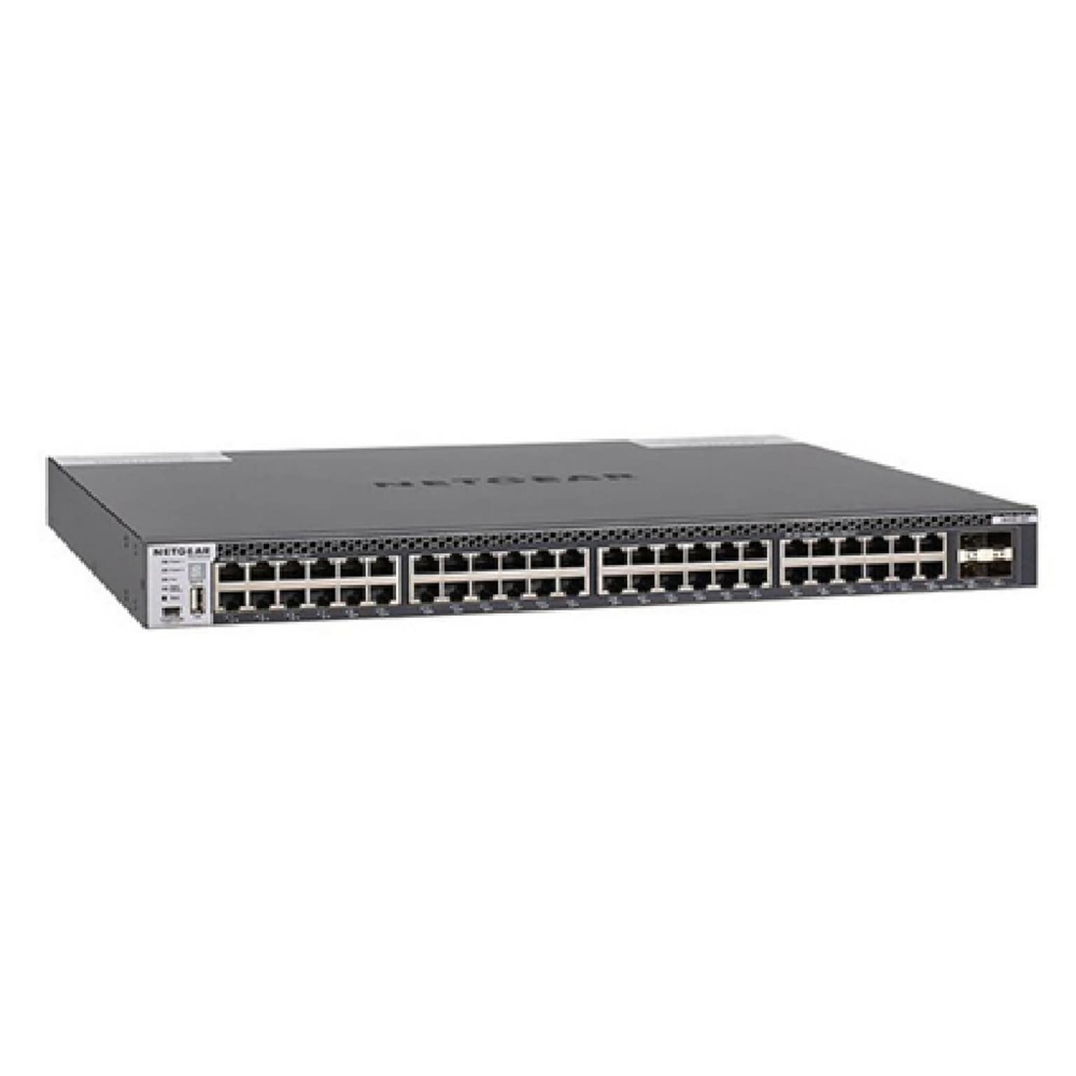 Netgear 48-Port 10 Gigabit Fully Managed Network Switch, 10 Gbps, Black (XSM4348CS-100NES)