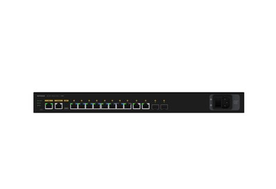 Netgear AV Line M4250 12-Port Multi-Gigabit Ethernet PoE Fully Managed, 10 Gigabit, Black (GSM4212UX-100NAS)
