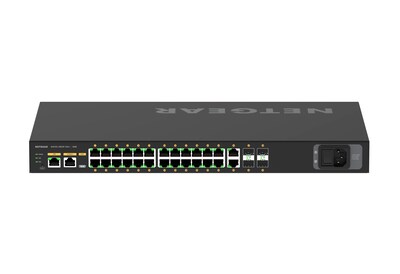 Netgear AV Line M4250 30-Port Gigabit Ethernet PoE Fully Managed, Gigabit, Black (GSM4230P-100NAS)