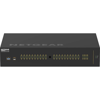 Netgear AV Line M4250 48-Port Gigabit Ethernet PoE Fully Managed, 10 Gigabit, Black (GSM4248UX-100NAS)