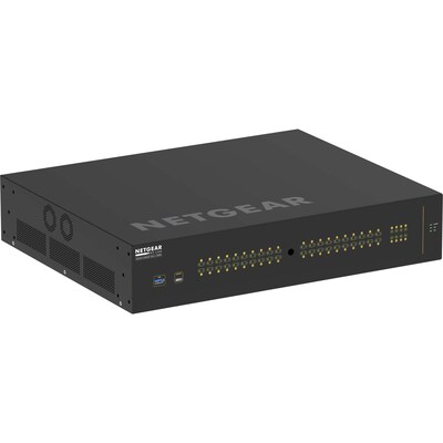 Netgear AV Line M4250 48-Port Gigabit Ethernet PoE Fully Managed, 10 Gigabit, Black (GSM4248UX-100NAS)