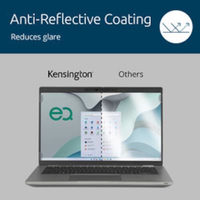Kensington EQ Privacy Screen Filter for 15.6" Laptop, (16:9) (EQ156A169A)