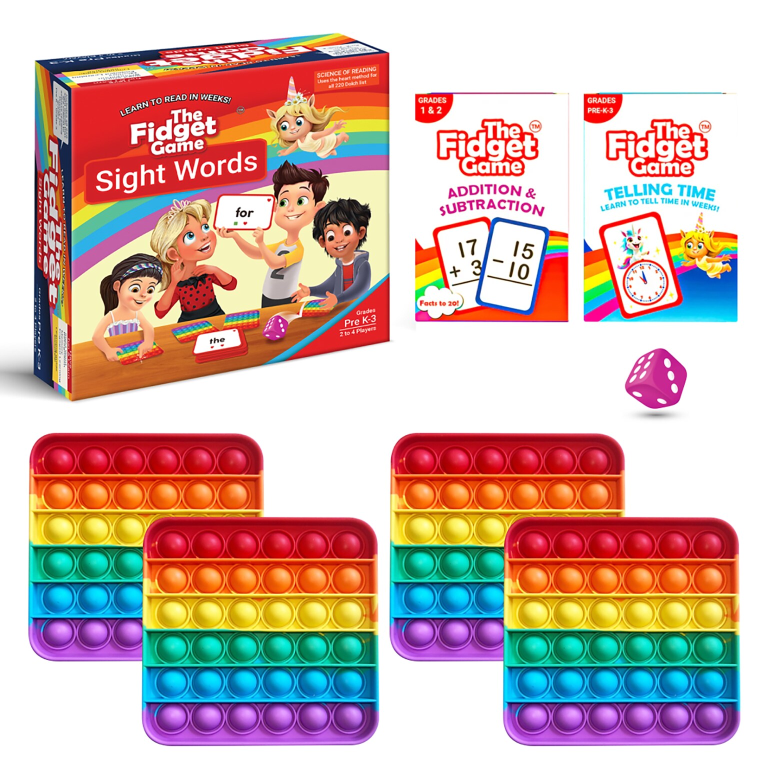 The Fidget Game Ultimate Grade 1 & 2 Learning Bundle (FDGGR1BUNDLE)