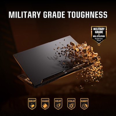 ASUS TUF F17 17.3" FHD 144Hz Gaming Laptop, NVIDIA GeForce RTX 3050, Intel Core 5 210H, 8GB RAM, 512GB SSD, Windows 11 Home