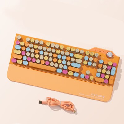 SaharaCase Wireless Mechanical Keyboard, Orange (KB22)