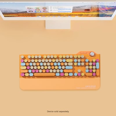 SaharaCase Wireless Mechanical Keyboard, Orange (KB22)