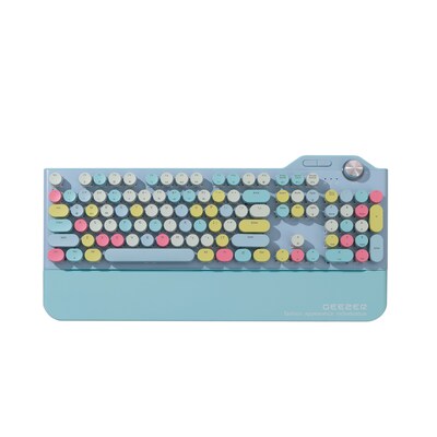 SaharaCase Wireless Mechanical Keyboard, Pastel Blue (KB23)