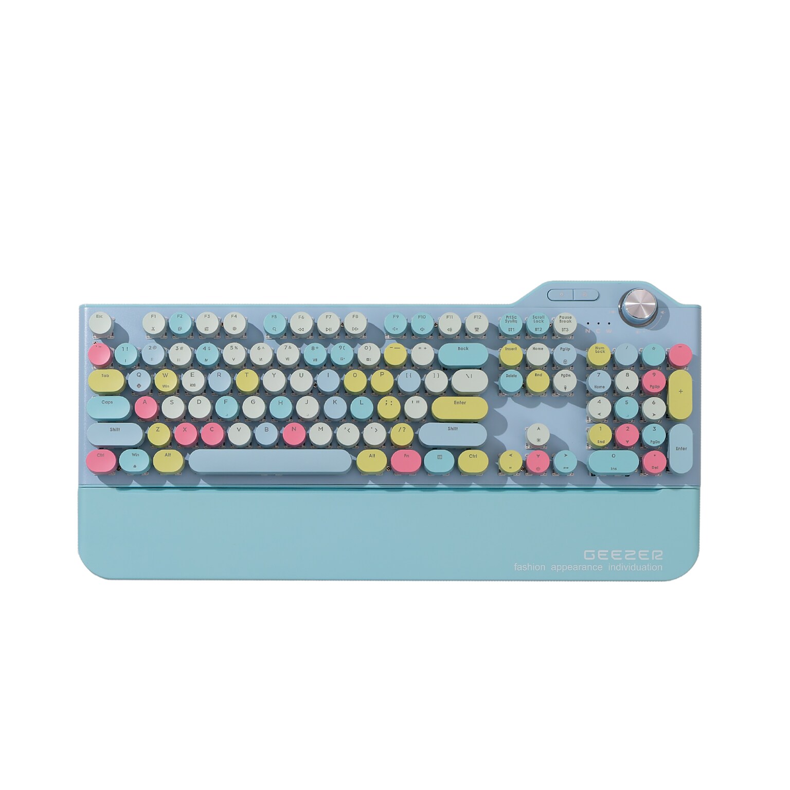 SaharaCase Wireless Mechanical Keyboard, Pastel Blue (KB23)