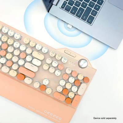 SaharaCase Wireless Mechanical Keyboard, Rose Gold (KB25)