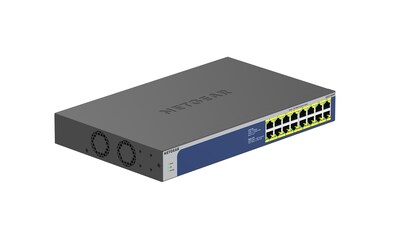Netgear GS516PP 16 Gigabit Ethernet PoE Unmanaged Switch, 1000 Mbps, Black (GS516PP-100NAS)