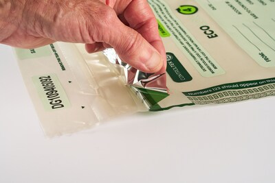 CONTROLTEK EcoLok Deposit Bags, 4 Compartments, Clear (585609)