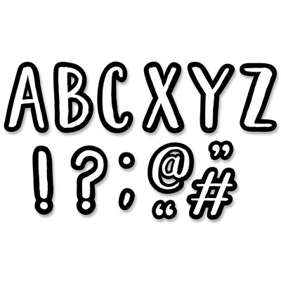 Creative Teaching Press Café 7 Designer Letters, 114/Pack, 3 Packs (CTP10199-3)