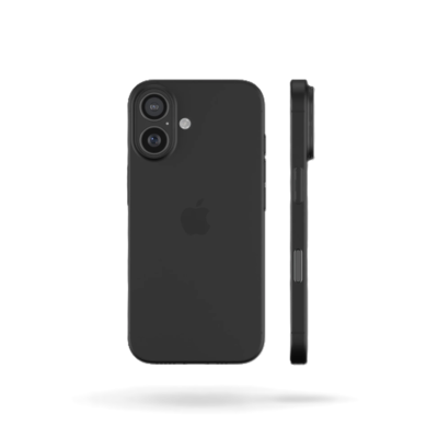 PEEL Original Super Thin Phone Case for iPhone 17, Black (I17_STD_THN_BLK)