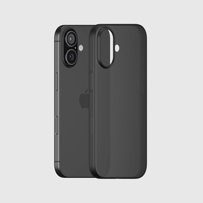 PEEL Original Super Thin Phone Case for iPhone 17, Black (I17_STD_THN_BLK)