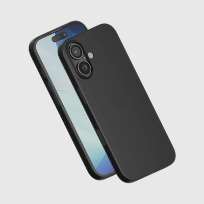 PEEL Original Super Thin Phone Case for iPhone 17, Black (I17_STD_THN_BLK)