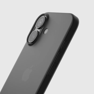 PEEL Original Super Thin Phone Case for iPhone 17, Black (I17_STD_THN_BLK)