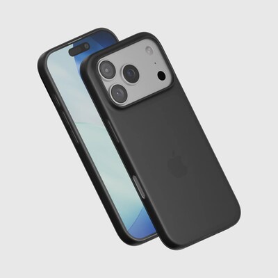 PEEL Original Super Thin Phone Case for iPhone 17 Pro, Black (I17_PRO_THN_BLK)