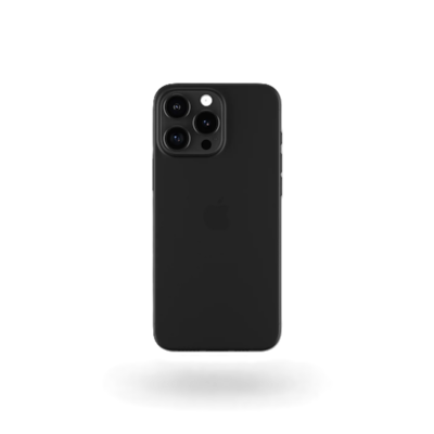 PEEL Original Super Thin Phone Case for iPhone 16 Pro Max, Black (I16_PMX_THN_BLK)
