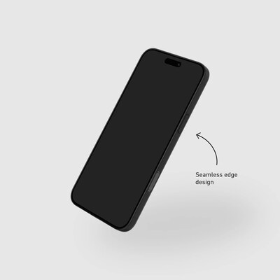 PEEL Original Super Thin Phone Case for iPhone 16 Pro Max, Black (I16_PMX_THN_BLK)