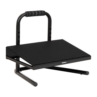 Mind Reader Tilt Adjustable Foot Rest Under Desk, Black (FTHEIGHT-BLK)