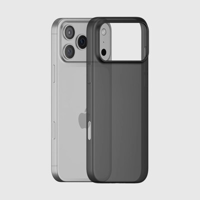 PEEL Original Super Thin Phone Case for iPhone 17 Pro Max, Black (I17_PMX_THN_BLK)