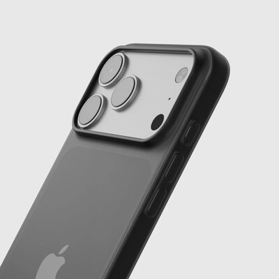 PEEL Original Super Thin Phone Case for iPhone 17 Pro Max, Black (I17_PMX_THN_BLK)