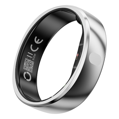RingConn Gen 2 Air Ultra-Thin Smart Ring - Size Before You Buy - Size 8, Galaxy Silver (124030801)