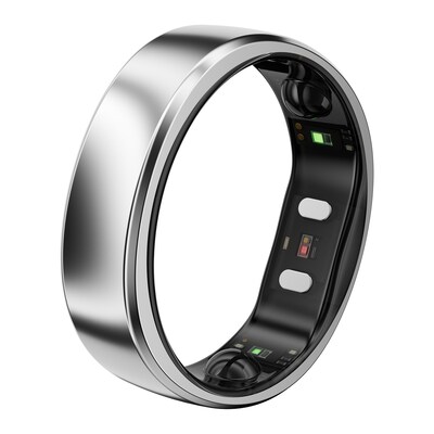 RingConn Gen 2 Air Ultra-Thin Smart Ring - Size Before You Buy - Size 10, Galaxy Silver (124031001)