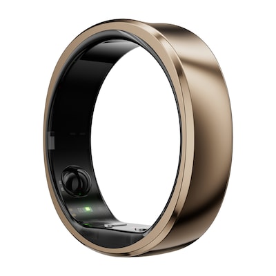 RingConn Gen 2 Air Ultra-Thin Smart Ring - Size Before You Buy - Size 8, Dune Gold (124030802)