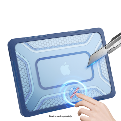SaharaCase Raider Series Ultra Heavy Duty 13" MacBook Neo Case, Shock-Absorbing, Blue (LT00126)