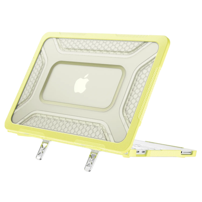 SaharaCase Raider Series Ultra Heavy Duty 13 MacBook Neo Case, Shock-Absorbing, Yellow (LT00127)