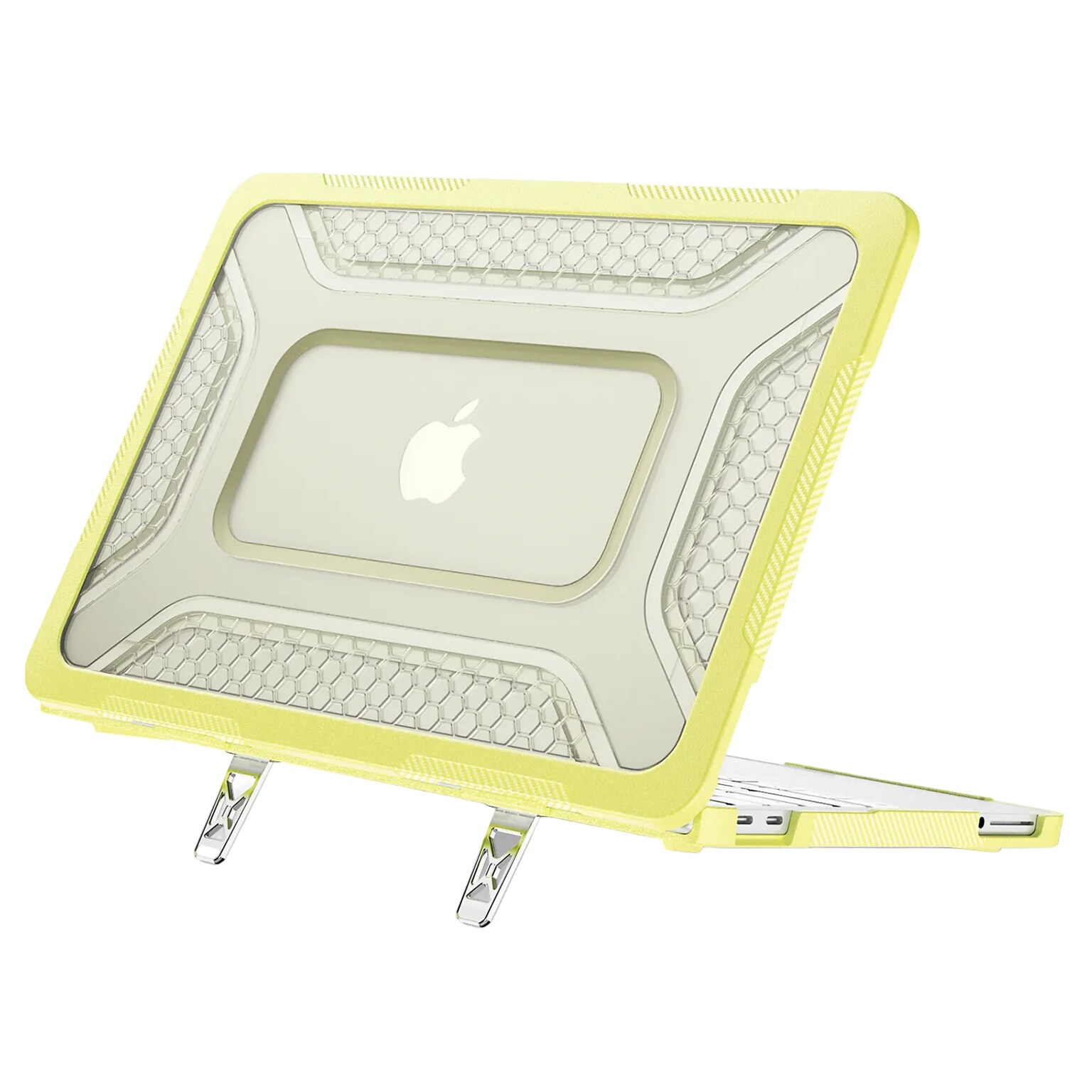 SaharaCase Raider Series Ultra Heavy Duty 13 MacBook Neo Case, Shock-Absorbing, Yellow (LT00127)