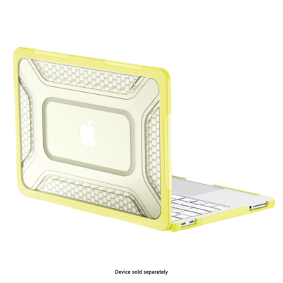 SaharaCase Raider Series Ultra Heavy Duty 13" MacBook Neo Case, Shock-Absorbing, Yellow (LT00127)