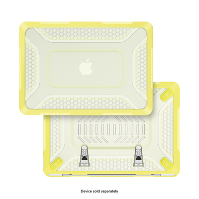 SaharaCase Raider Series Ultra Heavy Duty 13" MacBook Neo Case, Shock-Absorbing, Yellow (LT00127)