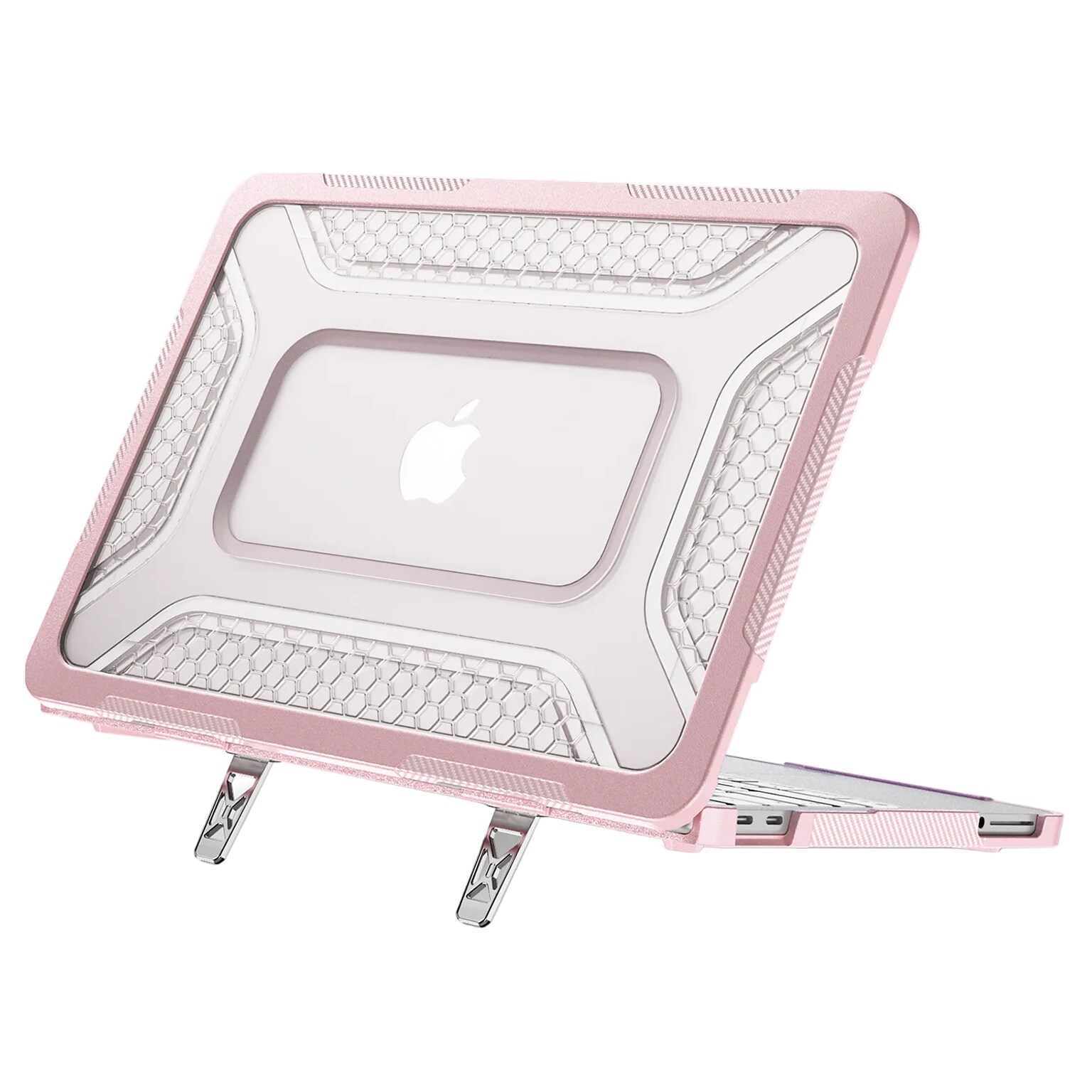 SaharaCase Raider Series Ultra Heavy Duty 13 MacBook Neo Case, Shock-Absorbing, Pink (LT00125)