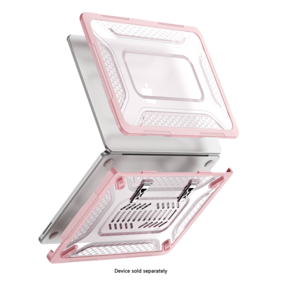 SaharaCase Raider Series Ultra Heavy Duty 13 MacBook Neo Case, Shock-Absorbing, Pink (LT00125)