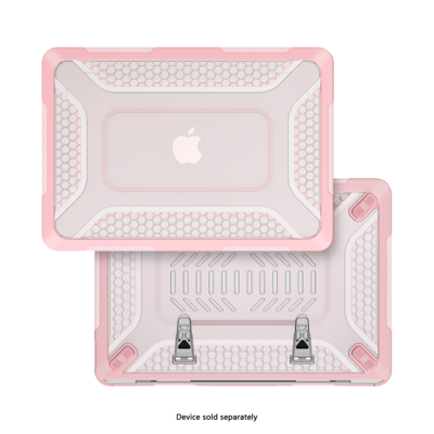 SaharaCase Raider Series Ultra Heavy Duty 13" MacBook Neo Case, Shock-Absorbing, Pink (LT00125)