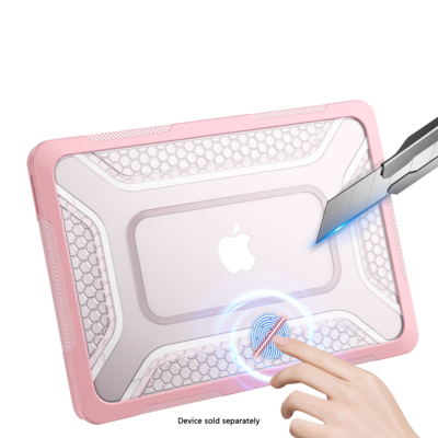 SaharaCase Raider Series Ultra Heavy Duty 13" MacBook Neo Case, Shock-Absorbing, Pink (LT00125)