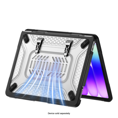 SaharaCase Raider Series Ultra Heavy Duty 13" MacBook Neo Case, Shock-Absorbing, Black (LT00124)